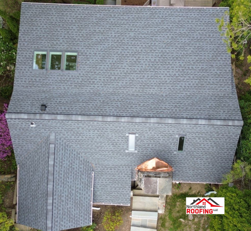 repaired asphalt roof rensselaer ny northland roofing